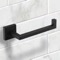 Toilet Paper Holder, Square, Wall Mounted, Black